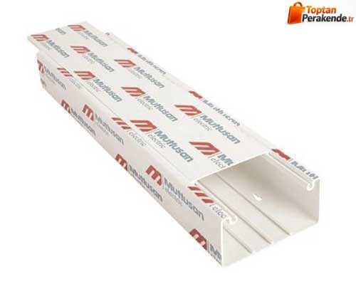 Mutlusan 100x50 Kablo Kanalı Eko (İçten Kapaklı)(Kutulu)